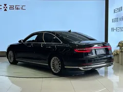 2021 Audi A8L 50 TFSI quattro, чёрный — фото 5