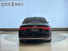 2021 Audi A8L 50 TFSI quattro, чёрный — фото 6