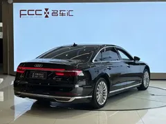 2021 Audi A8L 50 TFSI quattro, чёрный — фото 7