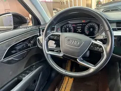 2021 Audi A8L 50 TFSI quattro, чёрный — фото 14