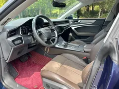 2022 Audi A7L L 45 TFSI S-line, синий — фото 8