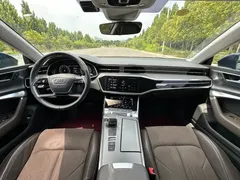 2022 Audi A7L L 45 TFSI S-line, синий — фото 14