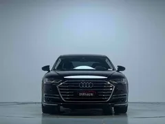 2021 Audi A8L 55 TFSI quattro Premium, чёрный — фото 3