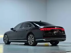 2021 Audi A8L 55 TFSI quattro Premium, чёрный — фото 19