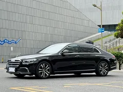 2021 Mercedes-Benz S-Class S 400 L Luxury, чёрный — фото 1