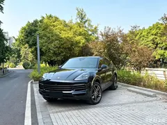2023 Porsche Cayenne Coupe 3.0T Platinum, чёрный — фото 1