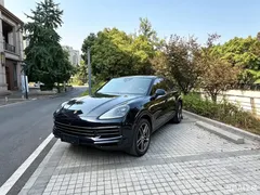 2023 Porsche Cayenne Coupe 3.0T Platinum, чёрный — фото 2