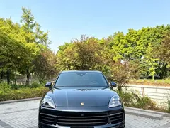 2023 Porsche Cayenne Coupe 3.0T Platinum, чёрный — фото 3
