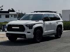 2023 Toyota Sequoia 3.4T TRD Pro, белый — фото 20