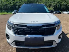2023 Kia Seltos 1.5L CVT Luxury, белый — фото 2