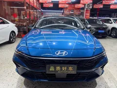 2023 Hyundai Elantra 1.5L CVT TOP Flagship, синий — фото 2