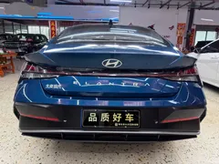 2023 Hyundai Elantra 1.5L CVT TOP Flagship, синий — фото 5