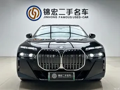 2023 BMW i7 eDrive50L Leading M Sport Package, чёрный — фото 2