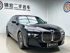 2023 BMW i7 eDrive50L Leading M Sport Package, чёрный — фото 3