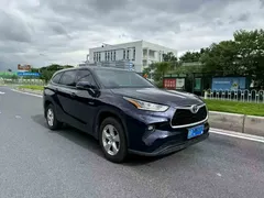 2021 Toyota Highlander 2.0T 4WD Elite 7, синий — фото 2