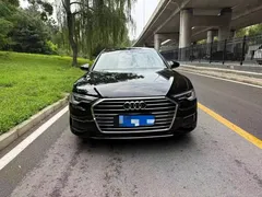 2022 Audi A6L 40 TFSI, чёрный — фото 2