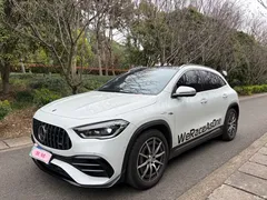 2021 Mercedes-Benz GLA AMG AMG GLA 45 4MATIC+, белый — фото 2