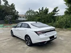 2021 Hyundai Elantra 1.5L CVT GLX Elite, белый — фото 7