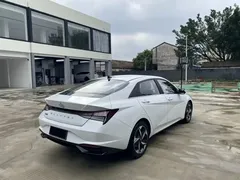 2021 Hyundai Elantra 1.5L CVT GLX Elite, белый — фото 9