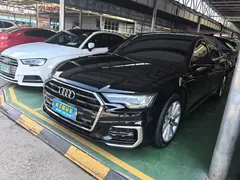 2022 Audi A6L 45 TFSI, чёрный — фото 1