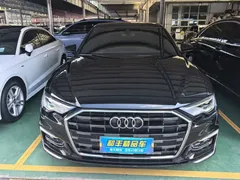 2022 Audi A6L 45 TFSI, чёрный — фото 2