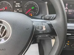 2021 Volkswagen Polo Plus 1.5L AT, белый — фото 6