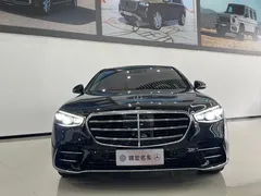 2022 Mercedes-Benz S-Class S 450 L 4MATIC, чёрный — фото 1