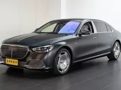 2023 Mercedes-Benz Maybach S-Class 680 4MATIC, чёрный — фото 1