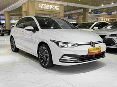 2021 Volkswagen Golf 280TSI DSG Pro, белый — фото 3
