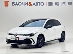 2023 Volkswagen Golf 280TSI DSG R-Line Lite, белый — фото 1