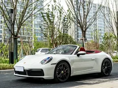 2022 Porsche 911 Carrera Cabriolet 3.0T, белый — фото 1
