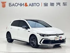 2021 Volkswagen Golf 280TSI DSG R-Line, белый — фото 3