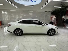 2022 Hyundai Elantra 1.5L CVT LUX Premium, белый — фото 8
