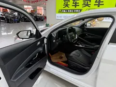 2022 Hyundai Elantra 1.5L CVT LUX Premium, белый — фото 13