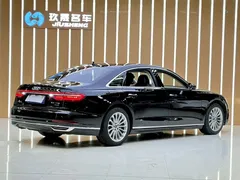 2022 Audi A8L 50 TFSI quattro, чёрный — фото 21