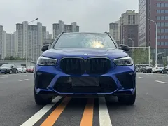 2022 BMW X5 M, синий — фото 2
