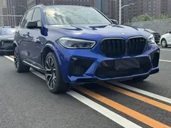 2022 BMW X5 M, синий — фото 3