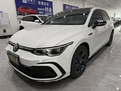 2021 Volkswagen Golf 280TSI DSG R-Line, белый — фото 1