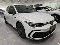 2021 Volkswagen Golf 280TSI DSG R-Line, белый — фото 3