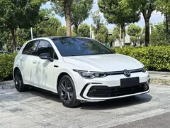 2021 Volkswagen Golf 280TSI DSG R-Line, белый — фото 3