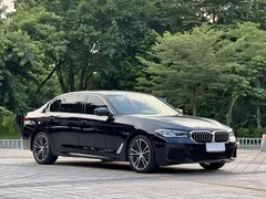 2021 BMW 5 Series 5 530Li M, чёрный — фото 3