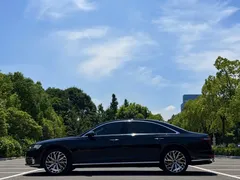 2021 Audi A8L 50 TFSI quattro, чёрный — фото 3