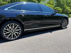 2021 Audi A8L 50 TFSI quattro, чёрный — фото 7