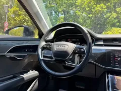 2021 Audi A8L 50 TFSI quattro, чёрный — фото 13