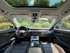 2021 Audi A8L 50 TFSI quattro, чёрный — фото 14