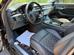 2021 Audi A8L 50 TFSI quattro, чёрный — фото 24
