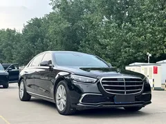 2022 Mercedes-Benz S-Class S 400 L, чёрный — фото 3