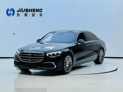 2021 Mercedes-Benz S-Class S 400 L Luxury, чёрный — фото 1