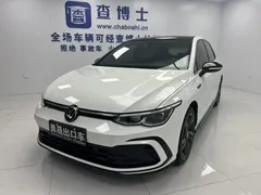 2023 Volkswagen Golf 280TSI DSG R-Line Lite, белый — фото 1