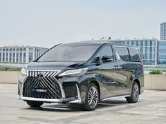 2020 Lexus LM 300h, чёрный — фото 1